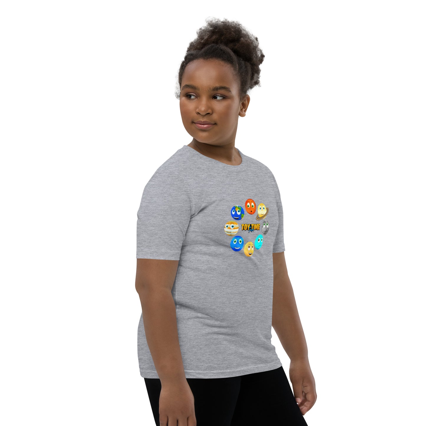 Toy Time Town Planets Circle - Youth Short Sleeve T-Shirt