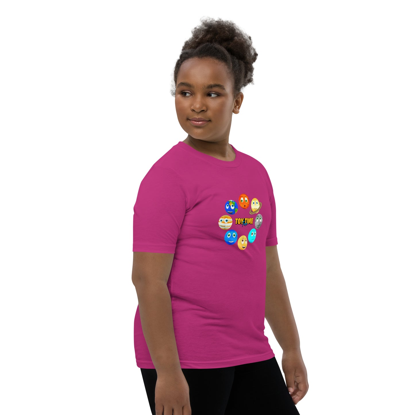 Toy Time Town Planets Circle - Youth Short Sleeve T-Shirt