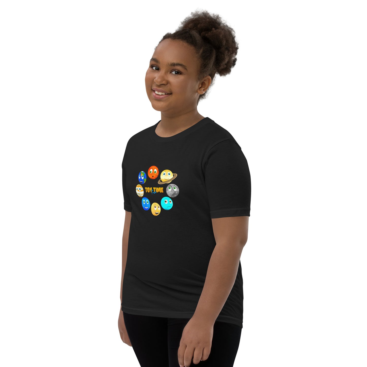 Toy Time Town Planets Circle - Youth Short Sleeve T-Shirt