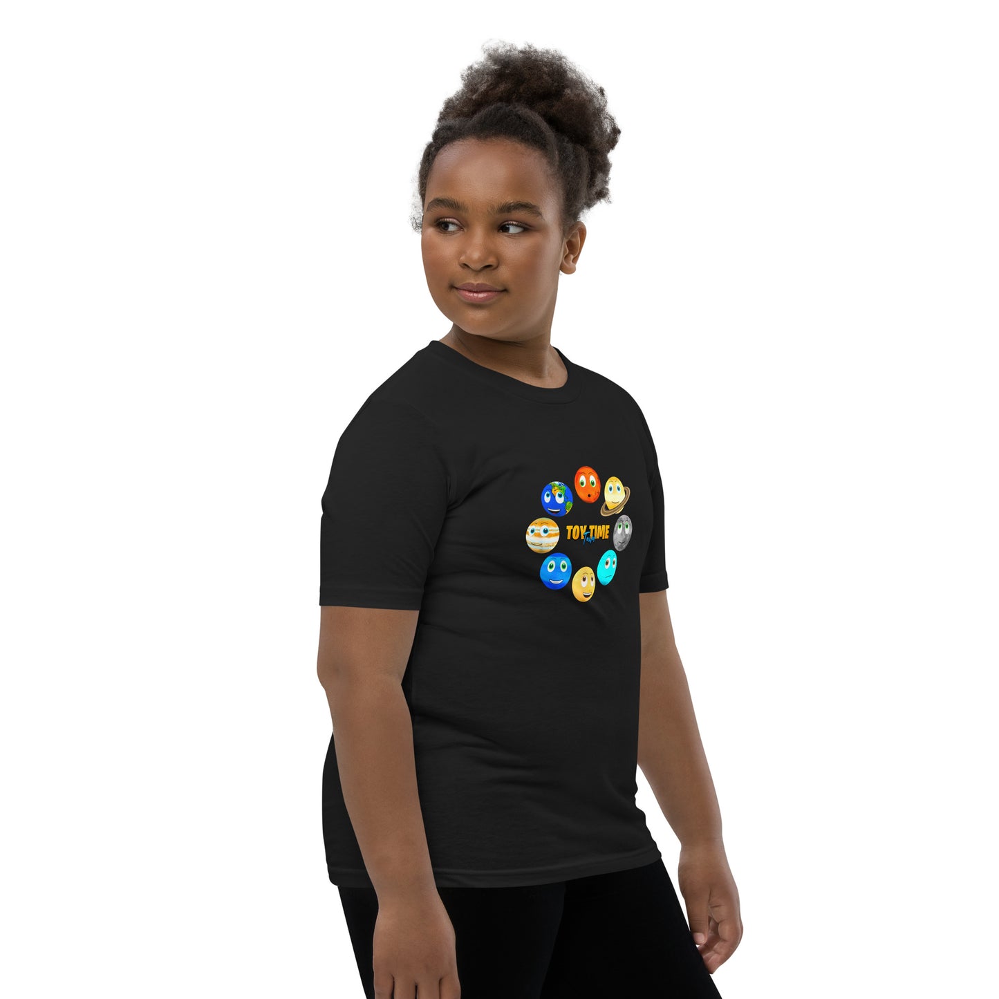 Toy Time Town Planets Circle - Youth Short Sleeve T-Shirt