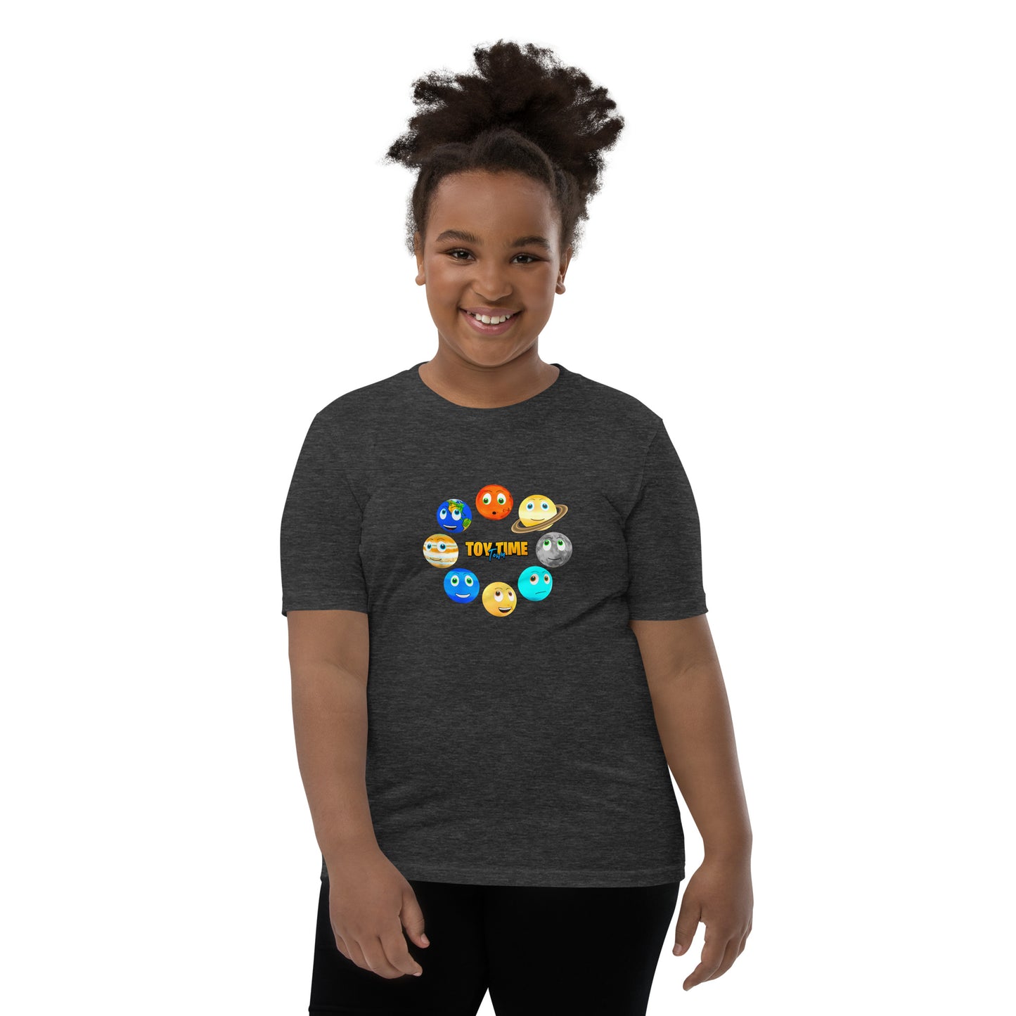 Toy Time Town Planets Circle - Youth Short Sleeve T-Shirt