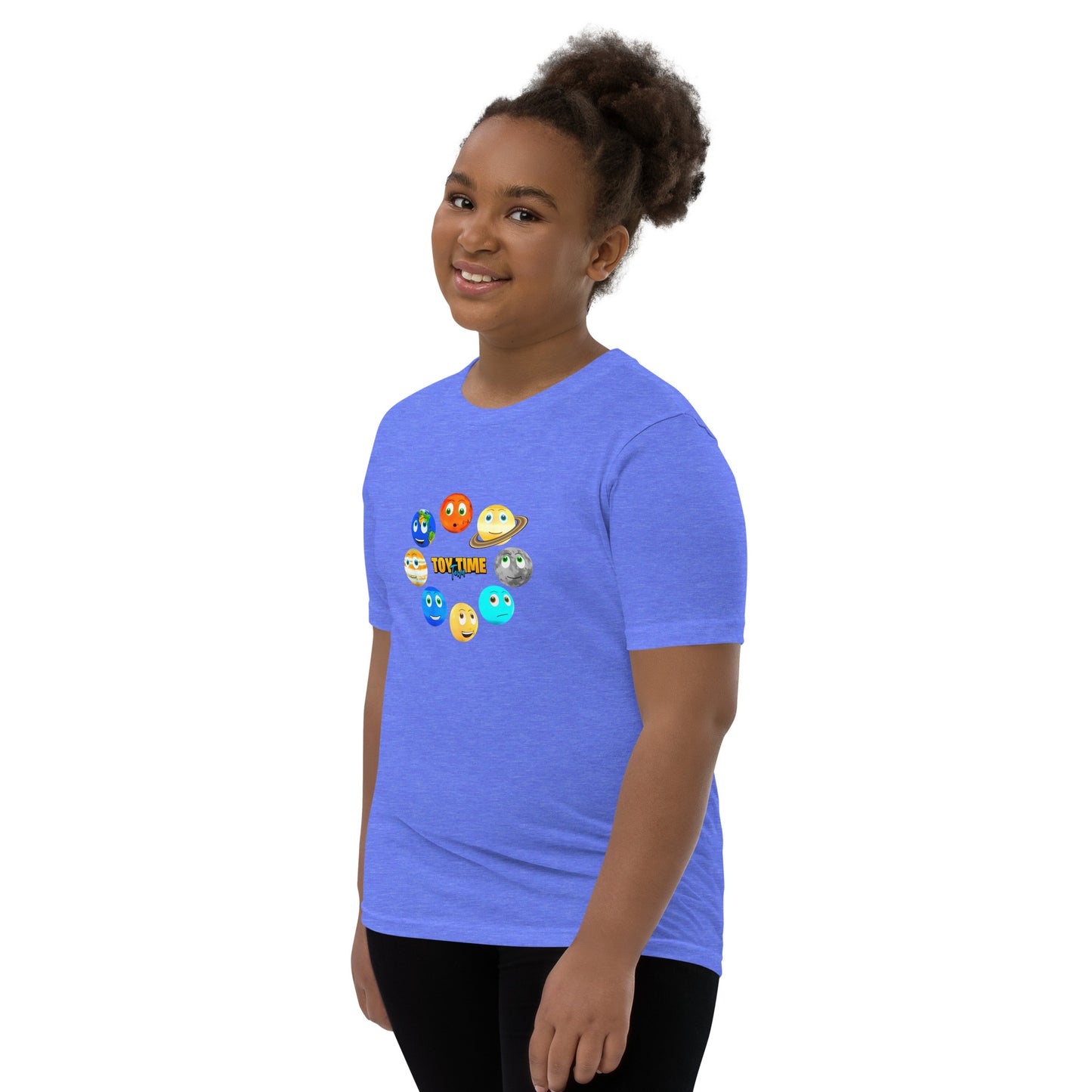 Toy Time Town Planets Circle - Youth Short Sleeve T-Shirt