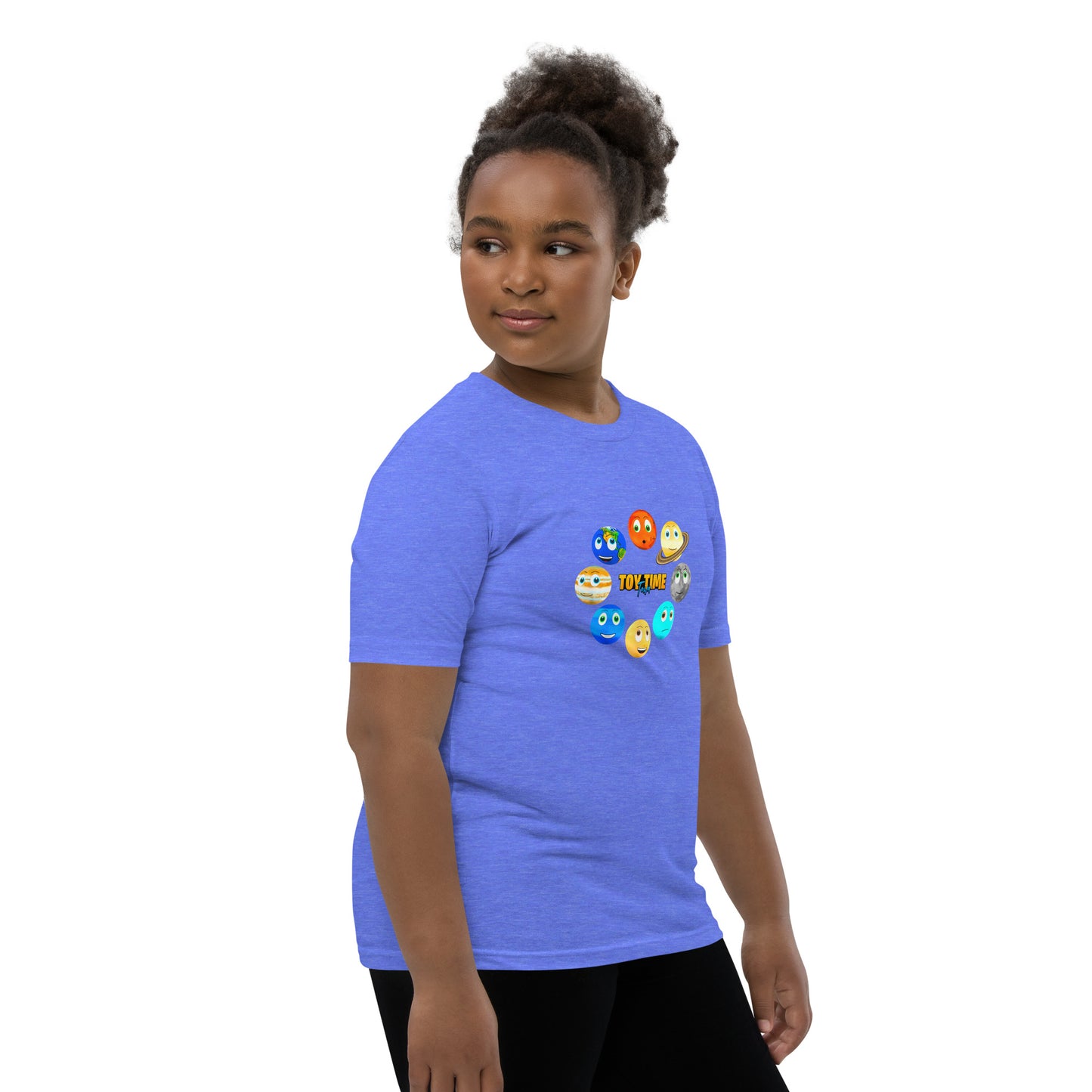 Toy Time Town Planets Circle - Youth Short Sleeve T-Shirt