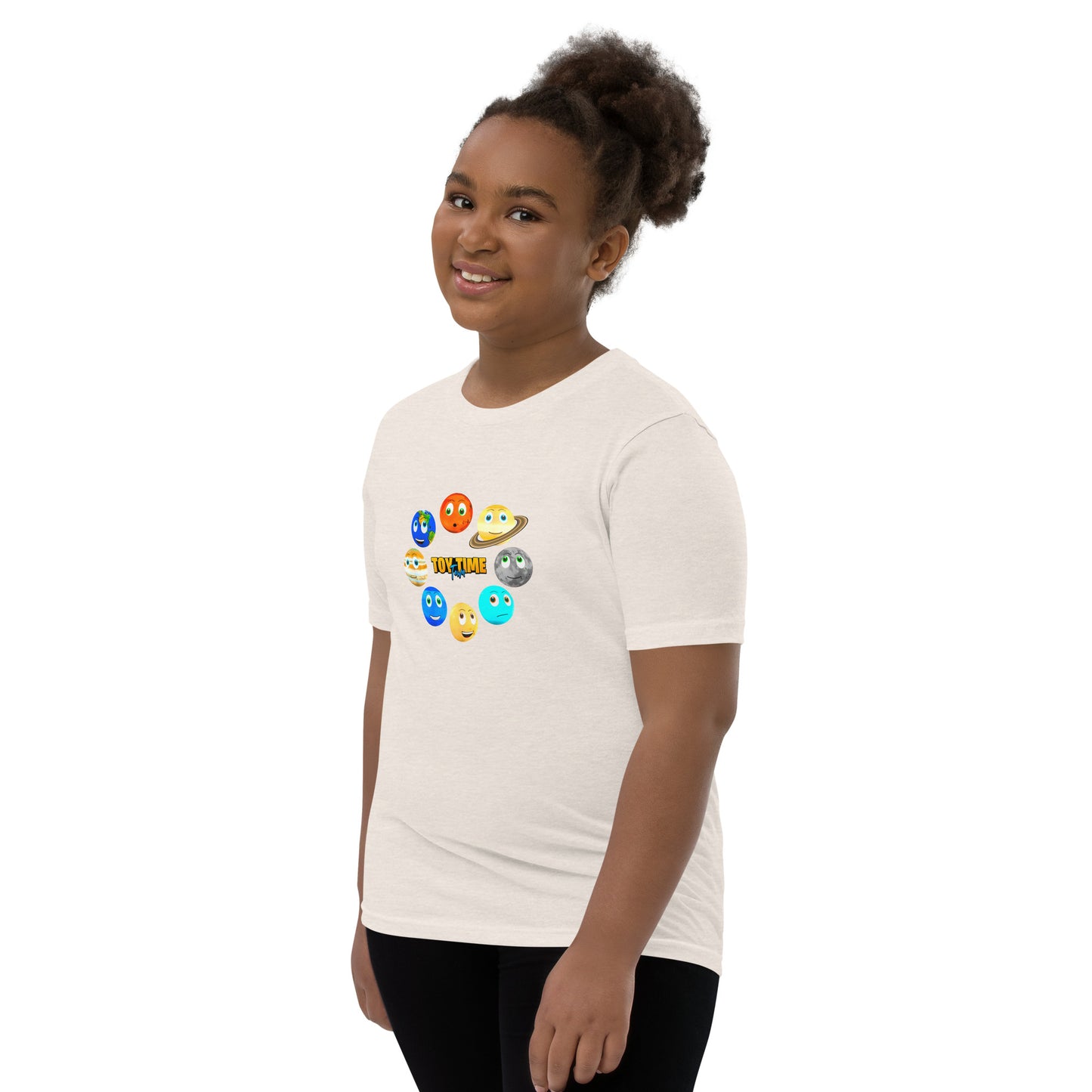 Toy Time Town Planets Circle - Youth Short Sleeve T-Shirt