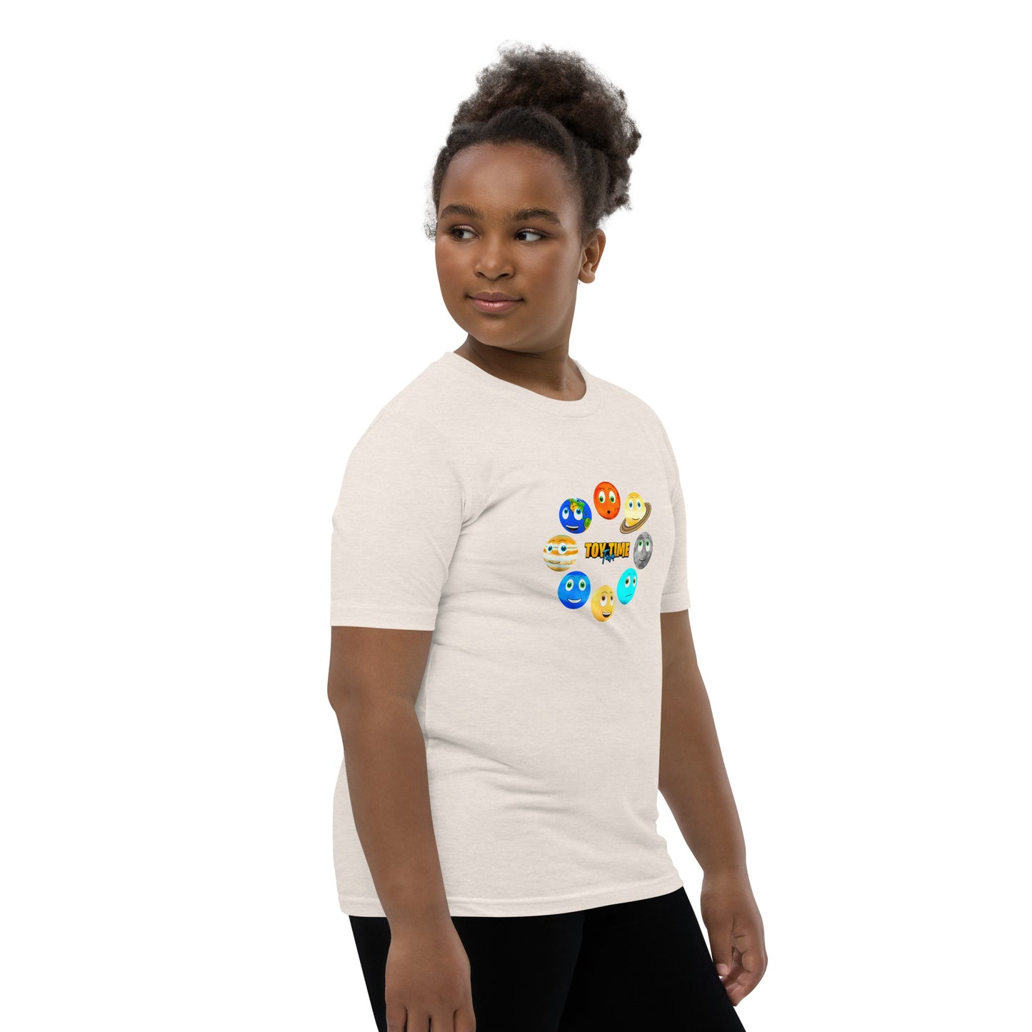 Toy Time Town Planets Circle - Youth Short Sleeve T-Shirt