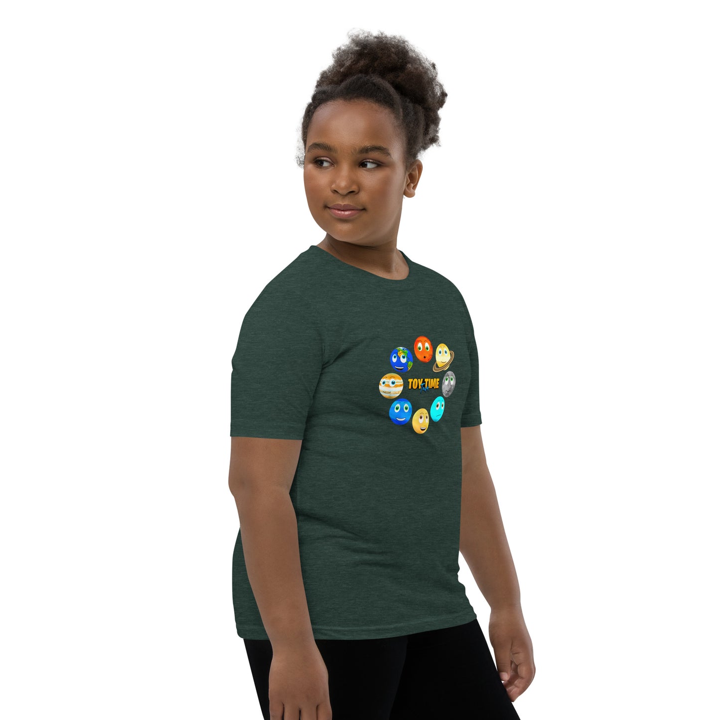 Toy Time Town Planets Circle - Youth Short Sleeve T-Shirt