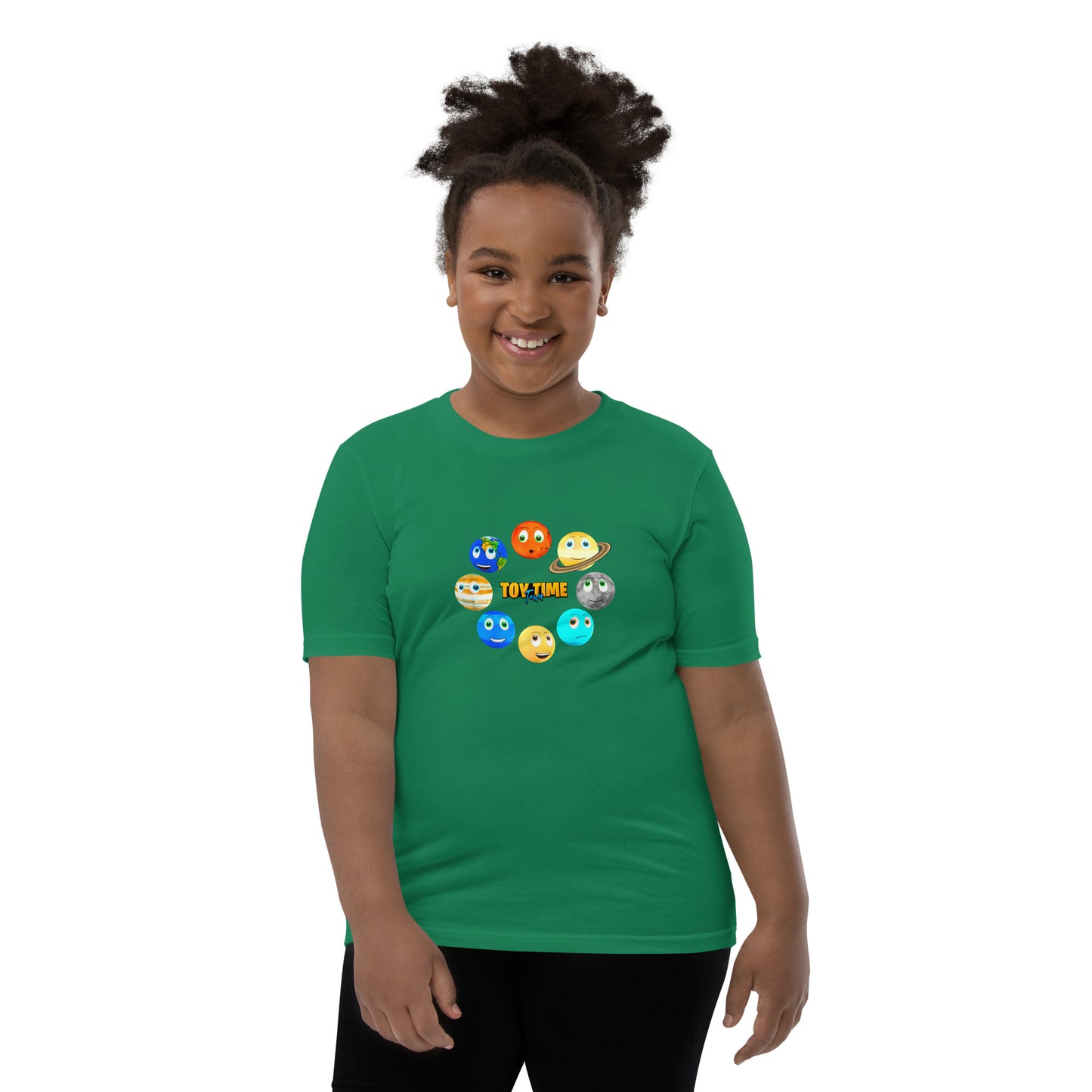 Toy Time Town Planets Circle - Youth Short Sleeve T-Shirt