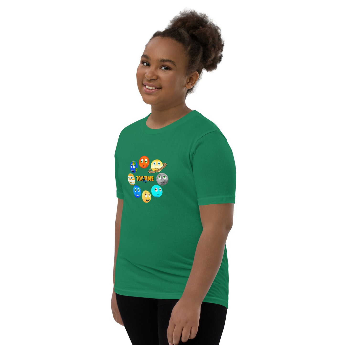 Toy Time Town Planets Circle - Youth Short Sleeve T-Shirt