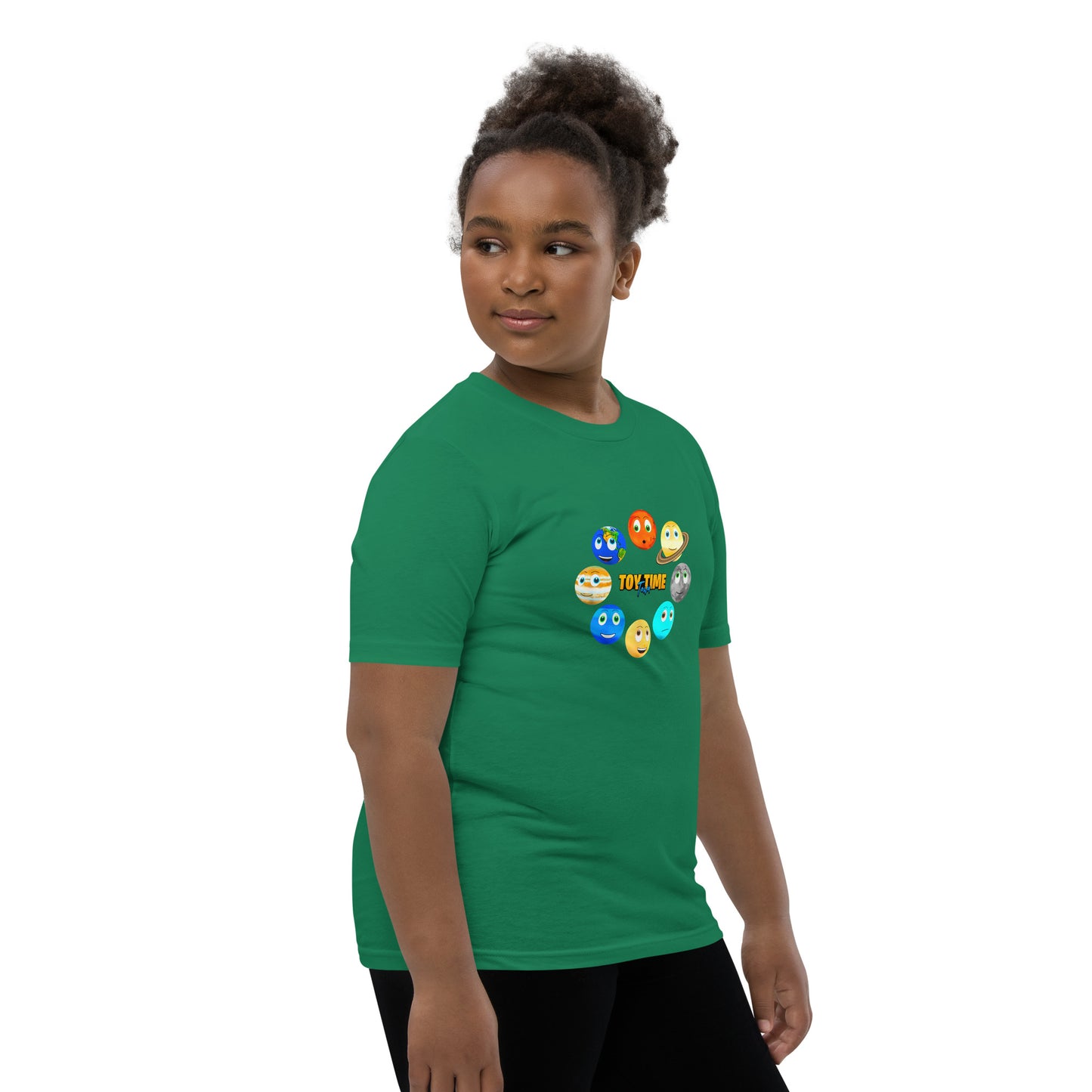Toy Time Town Planets Circle - Youth Short Sleeve T-Shirt