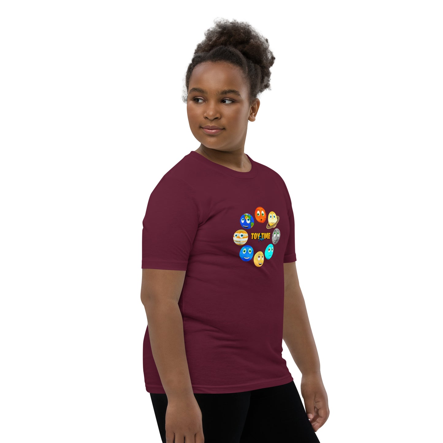 Toy Time Town Planets Circle - Youth Short Sleeve T-Shirt