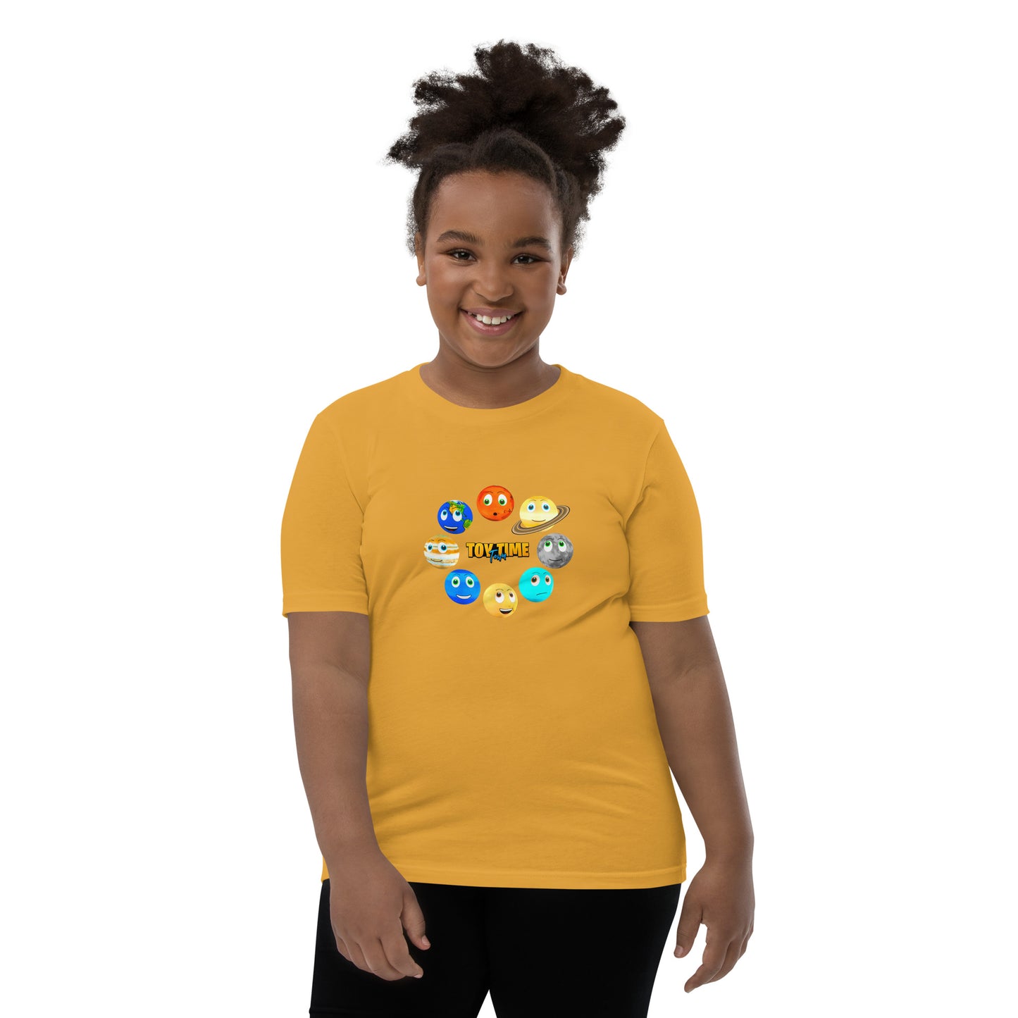 Toy Time Town Planets Circle - Youth Short Sleeve T-Shirt