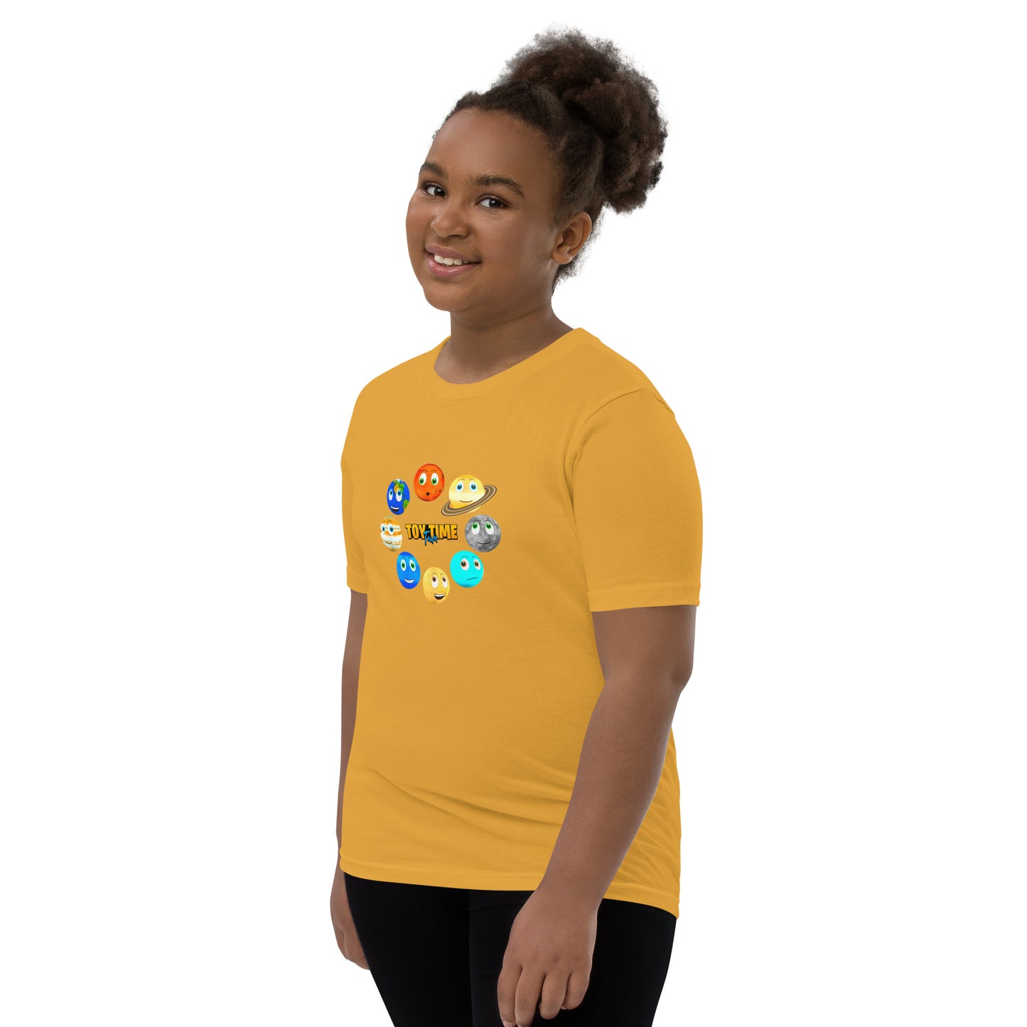 Toy Time Town Planets Circle - Youth Short Sleeve T-Shirt