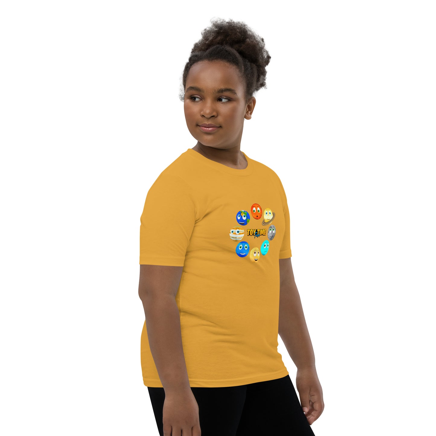 Toy Time Town Planets Circle - Youth Short Sleeve T-Shirt