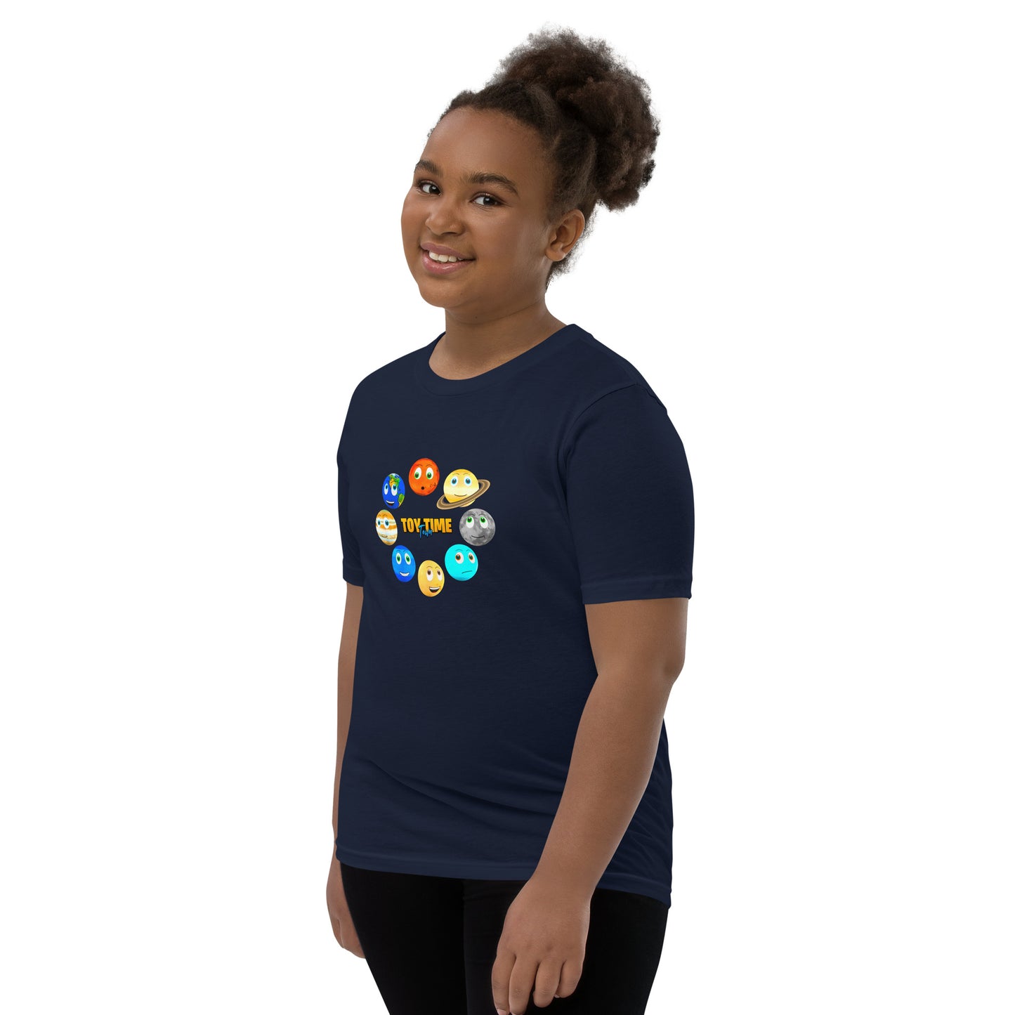 Toy Time Town Planets Circle - Youth Short Sleeve T-Shirt
