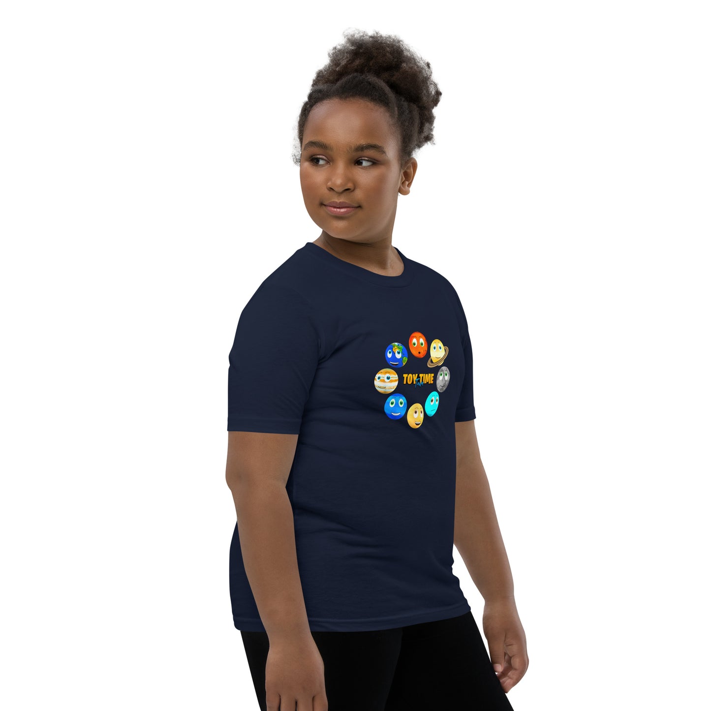 Toy Time Town Planets Circle - Youth Short Sleeve T-Shirt