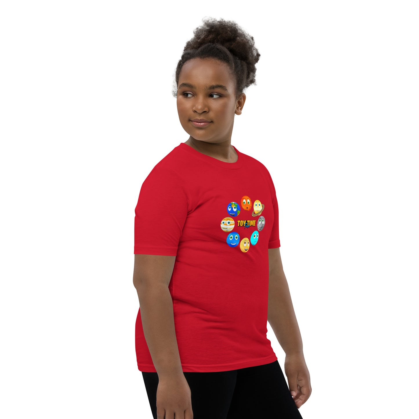 Toy Time Town Planets Circle - Youth Short Sleeve T-Shirt