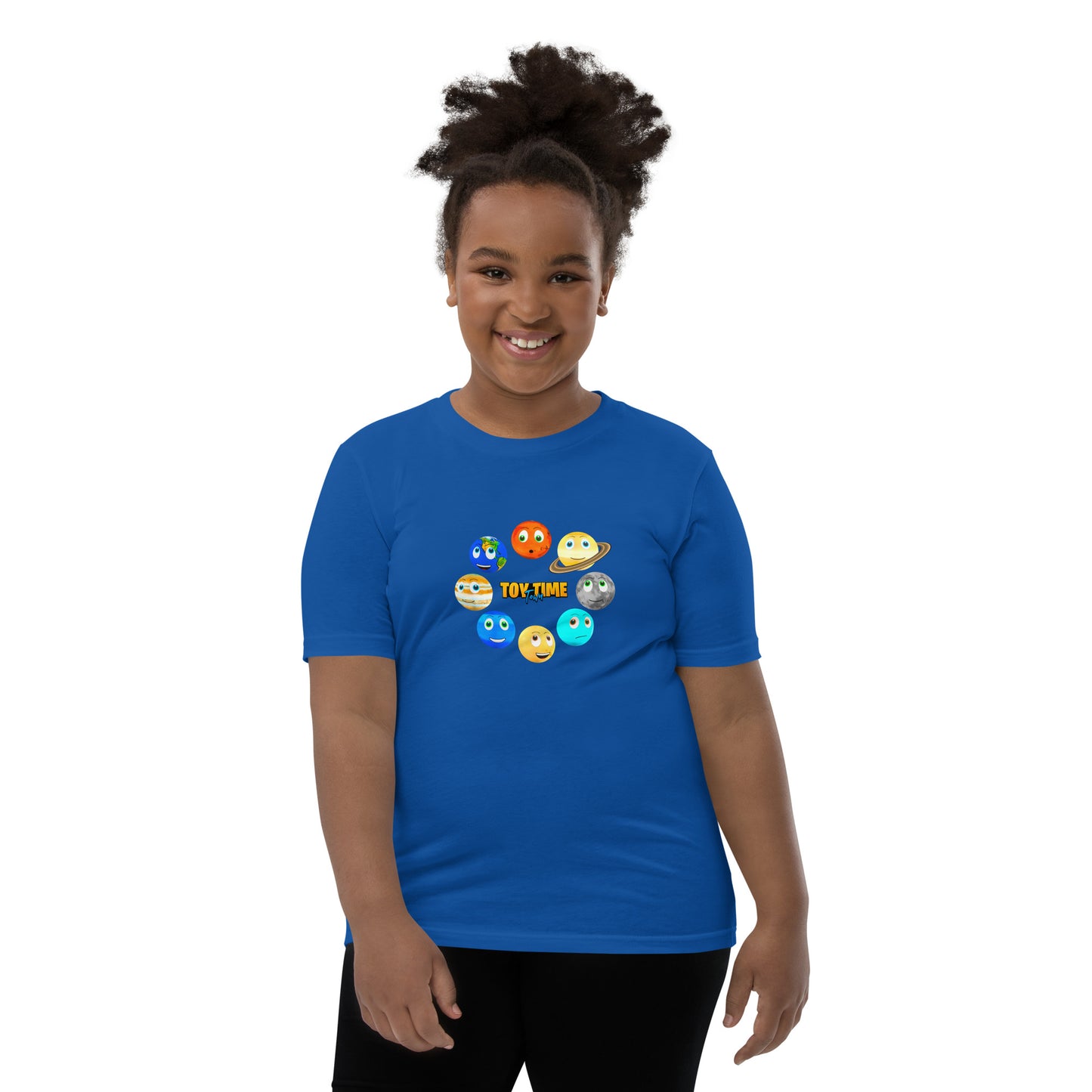 Toy Time Town Planets Circle - Youth Short Sleeve T-Shirt