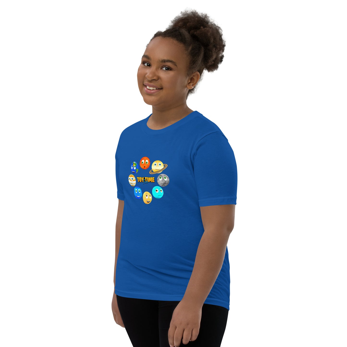 Toy Time Town Planets Circle - Youth Short Sleeve T-Shirt