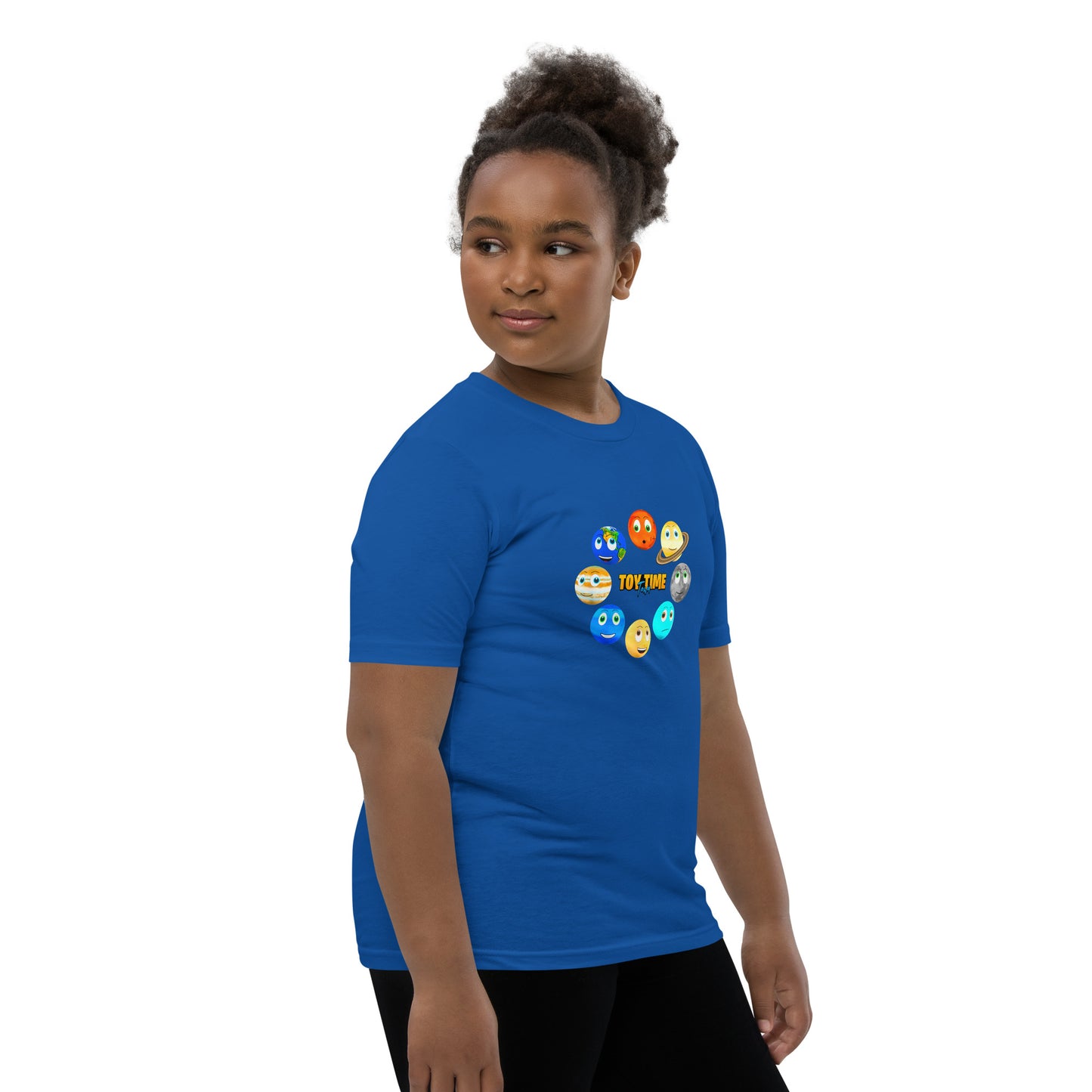 Toy Time Town Planets Circle - Youth Short Sleeve T-Shirt