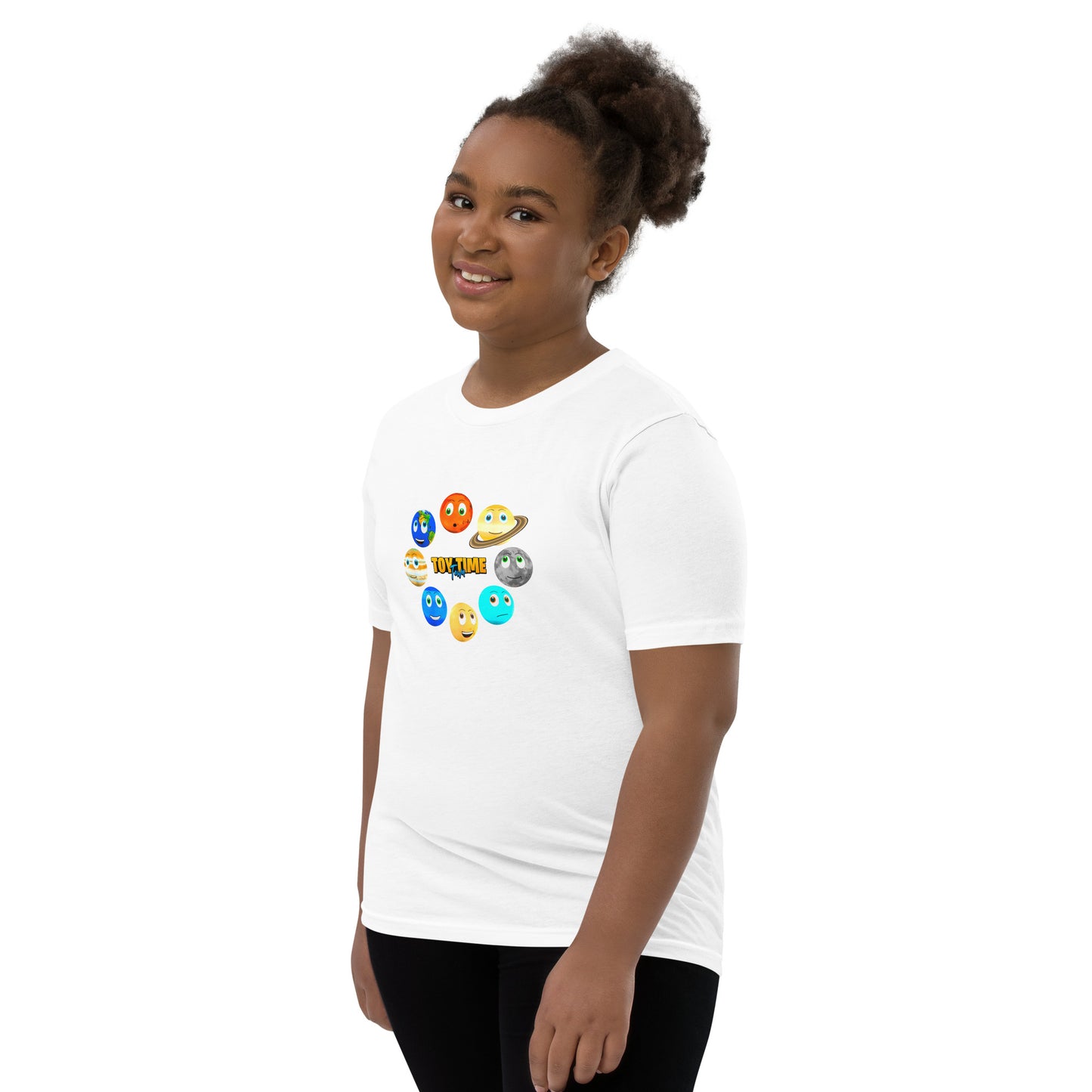 Toy Time Town Planets Circle - Youth Short Sleeve T-Shirt