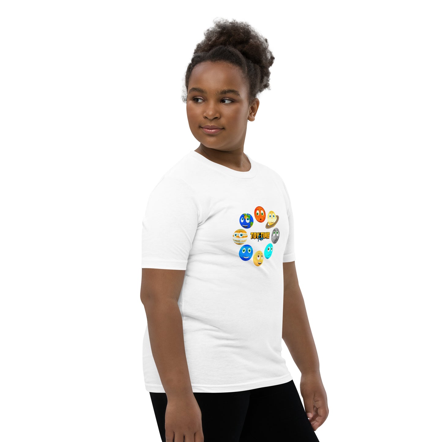 Toy Time Town Planets Circle - Youth Short Sleeve T-Shirt