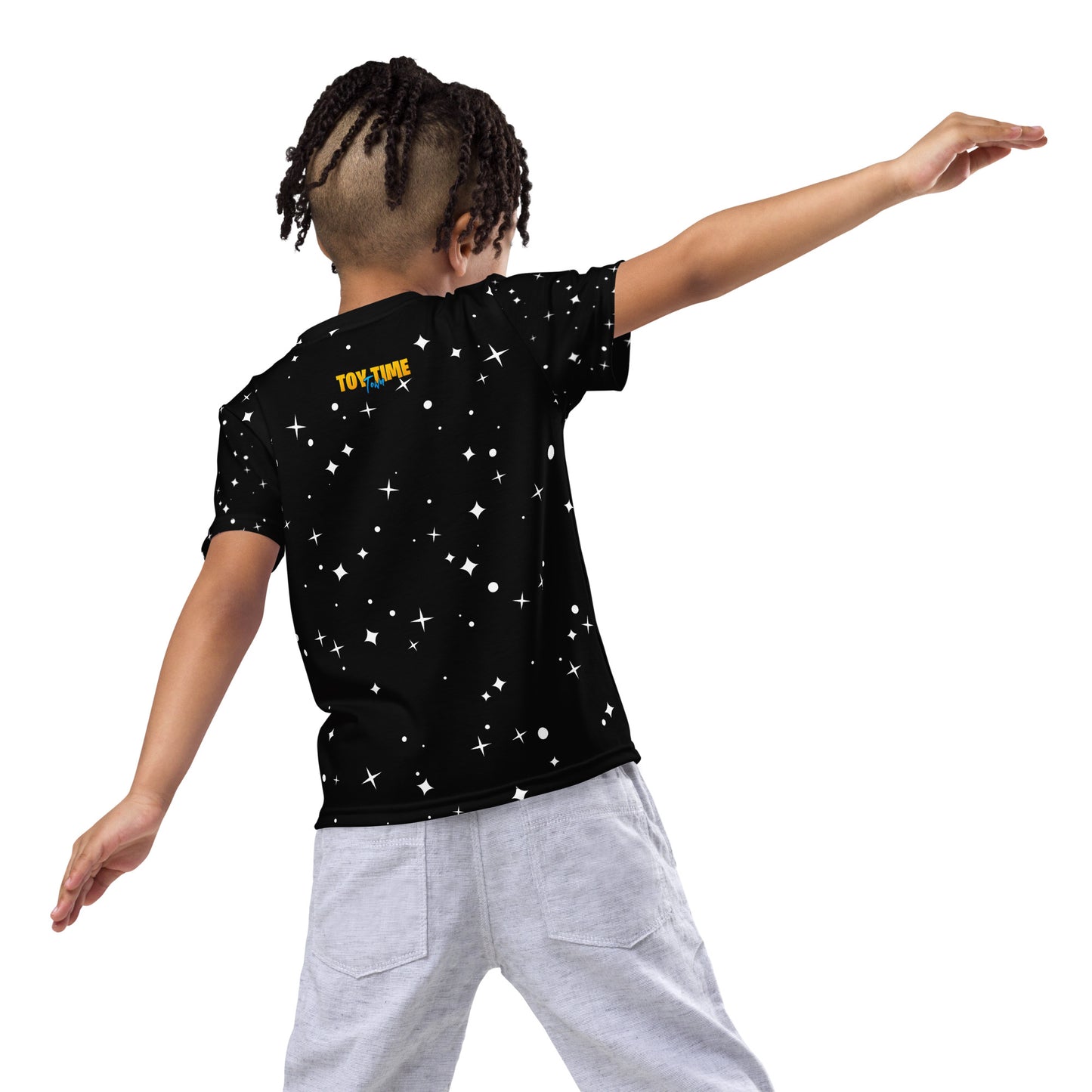 Planets Circle Mixed All Over Print - Kids crew neck t-shirt