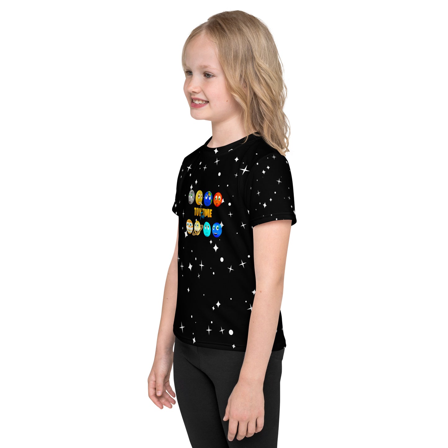 Planets Planets All Over Print - Kids crew neck t-shirt