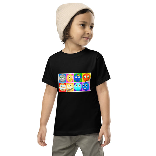 Toy Time Town Planet Squares - Toddler Short Sleeve Tee