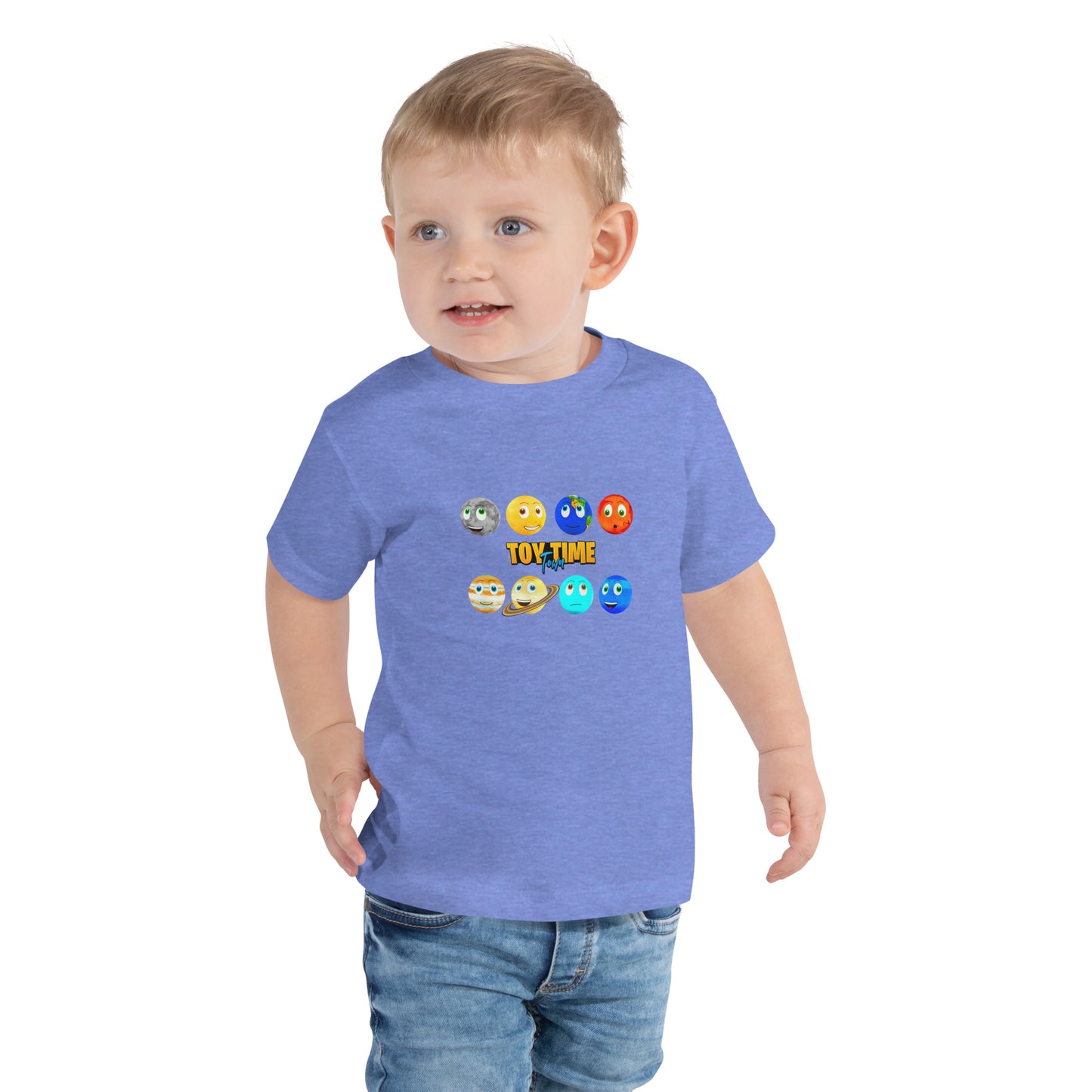 Toy Time Town Planets - Toddler Short Sleeve Tee