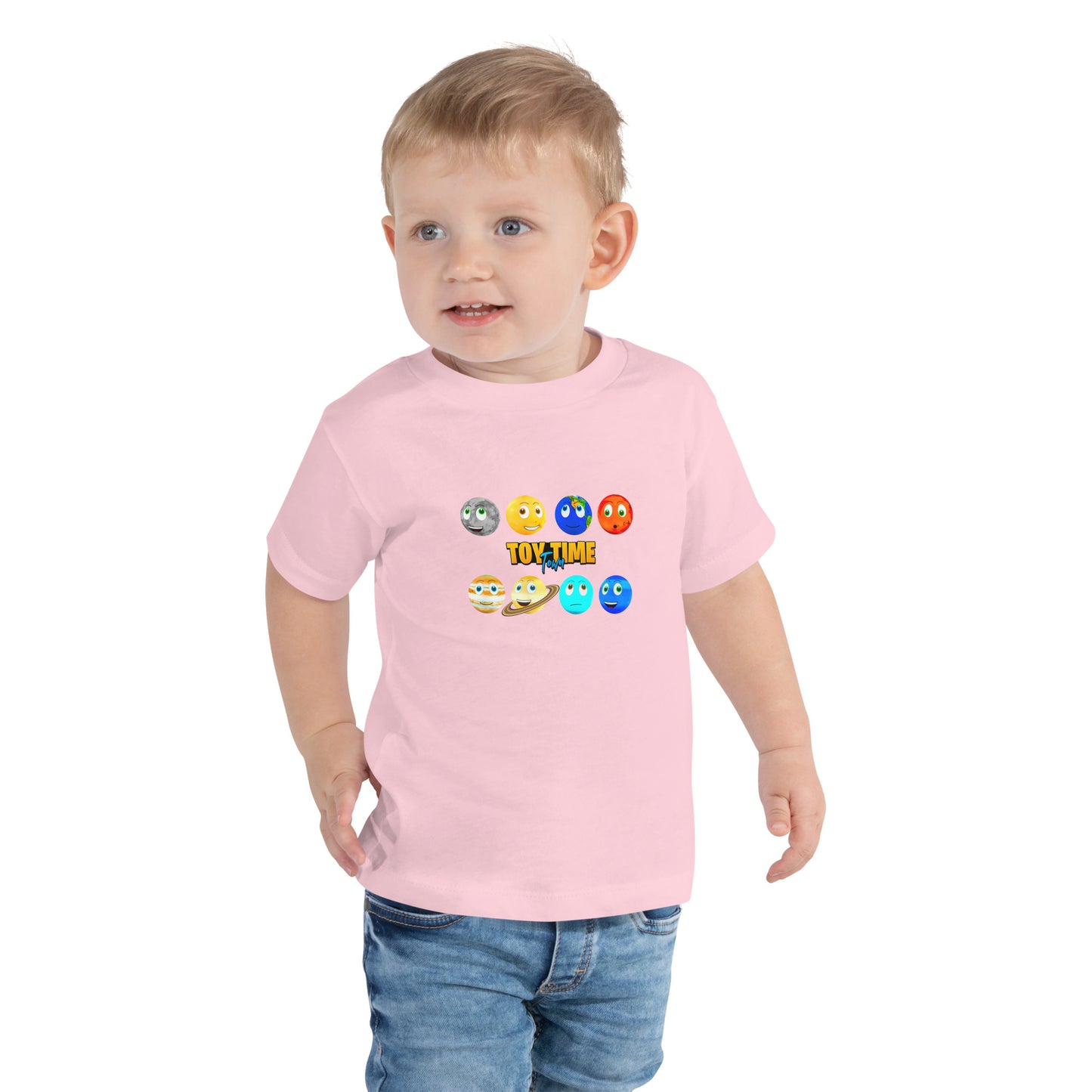 Toy Time Town Planets - Toddler Short Sleeve Tee