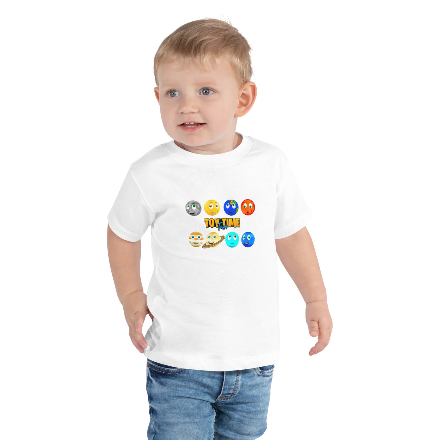 Toy Time Town Planets - Toddler Short Sleeve Tee