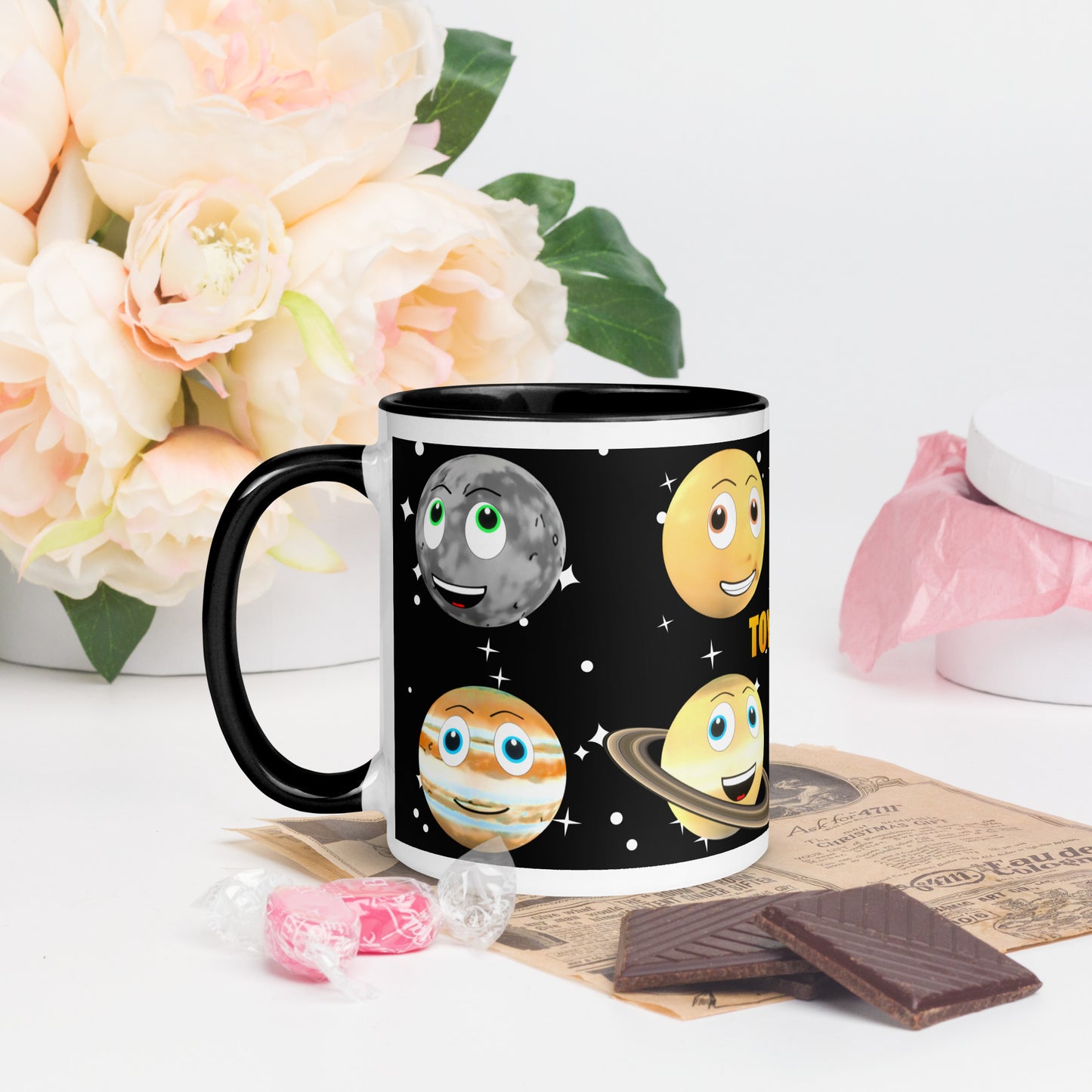 Toy Time Town Star Planets Mug with Colour Inside
