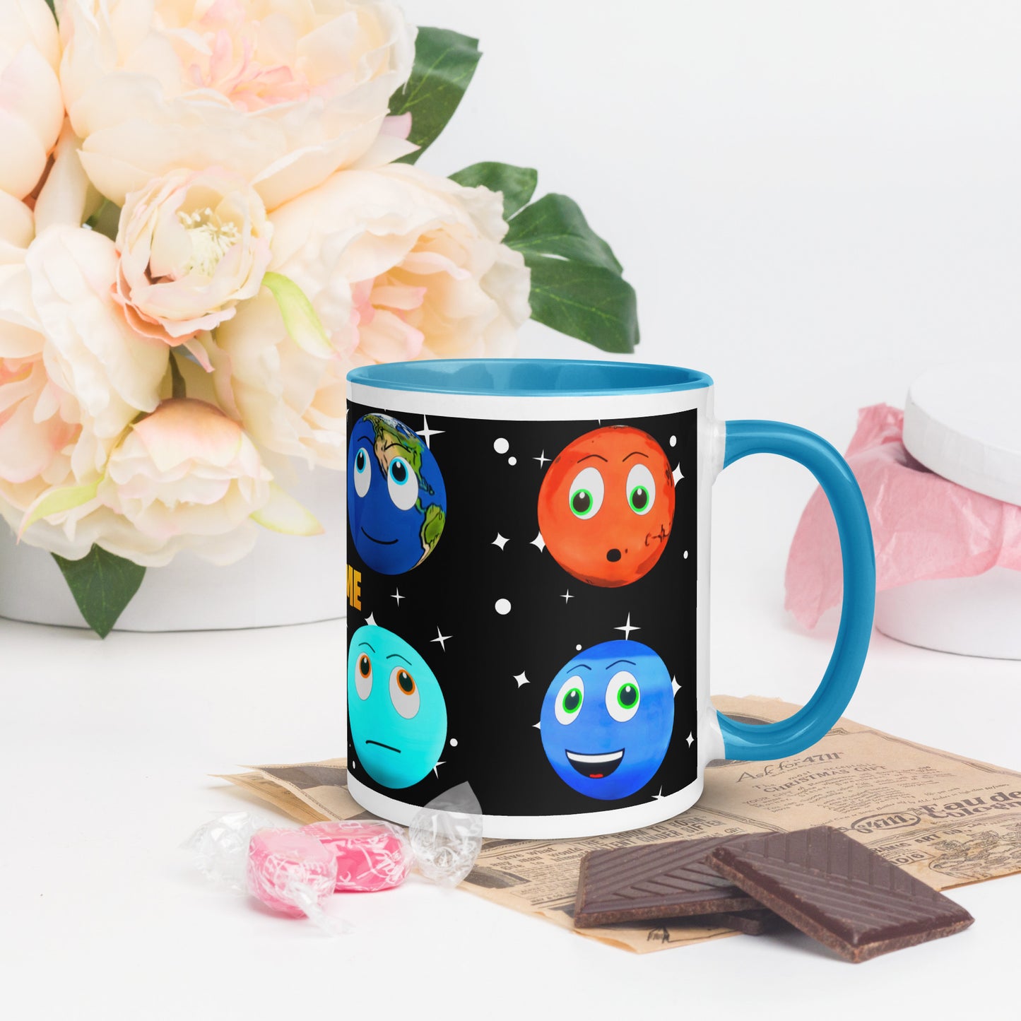 Toy Time Town Star Planets Mug with Colour Inside