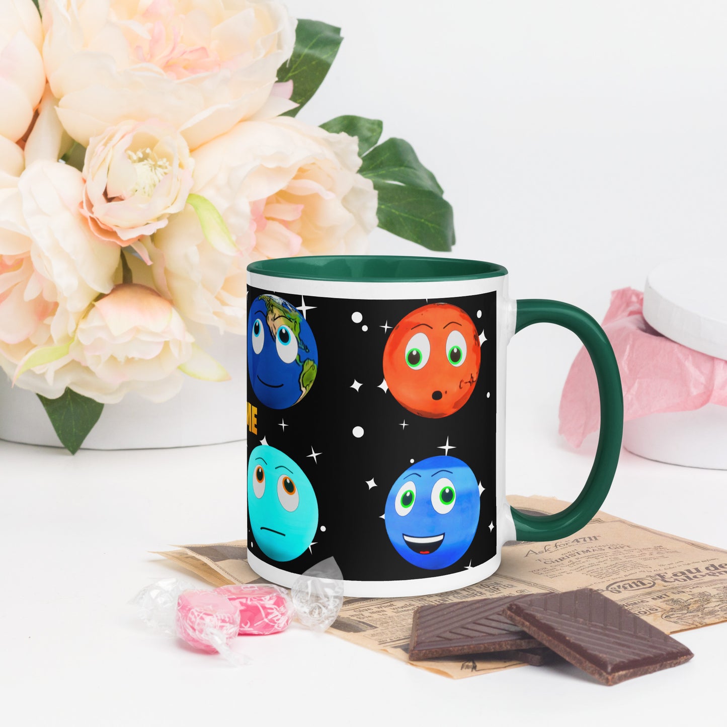 Toy Time Town Star Planets Mug with Colour Inside