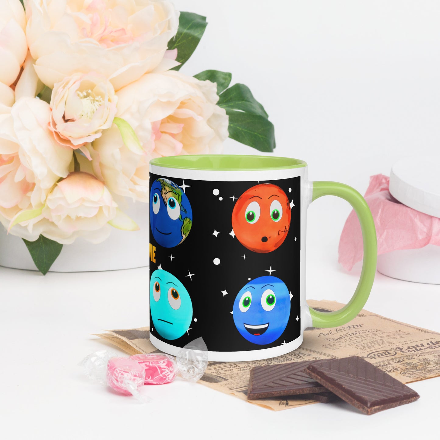 Toy Time Town Star Planets Mug with Colour Inside