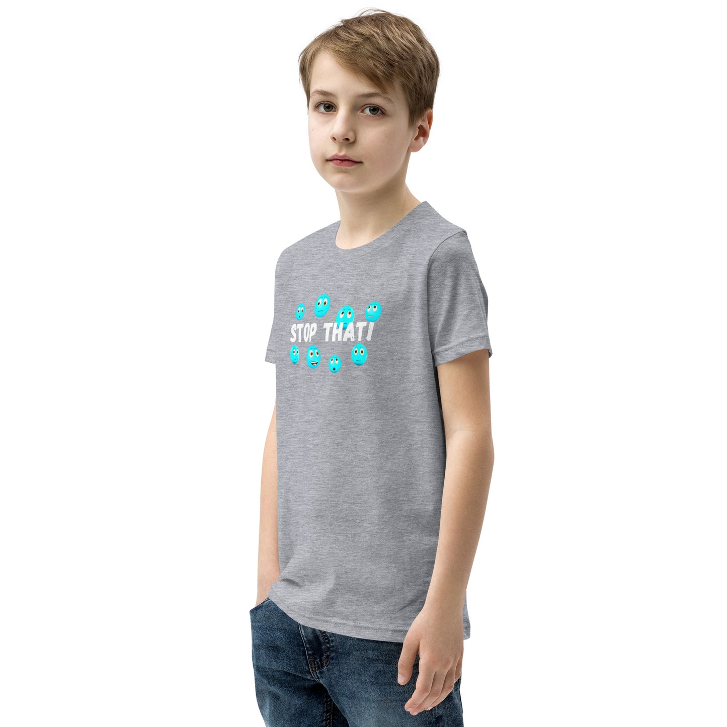 Toy Time Town Uranus Stop That! - Youth Short Sleeve T-Shirt