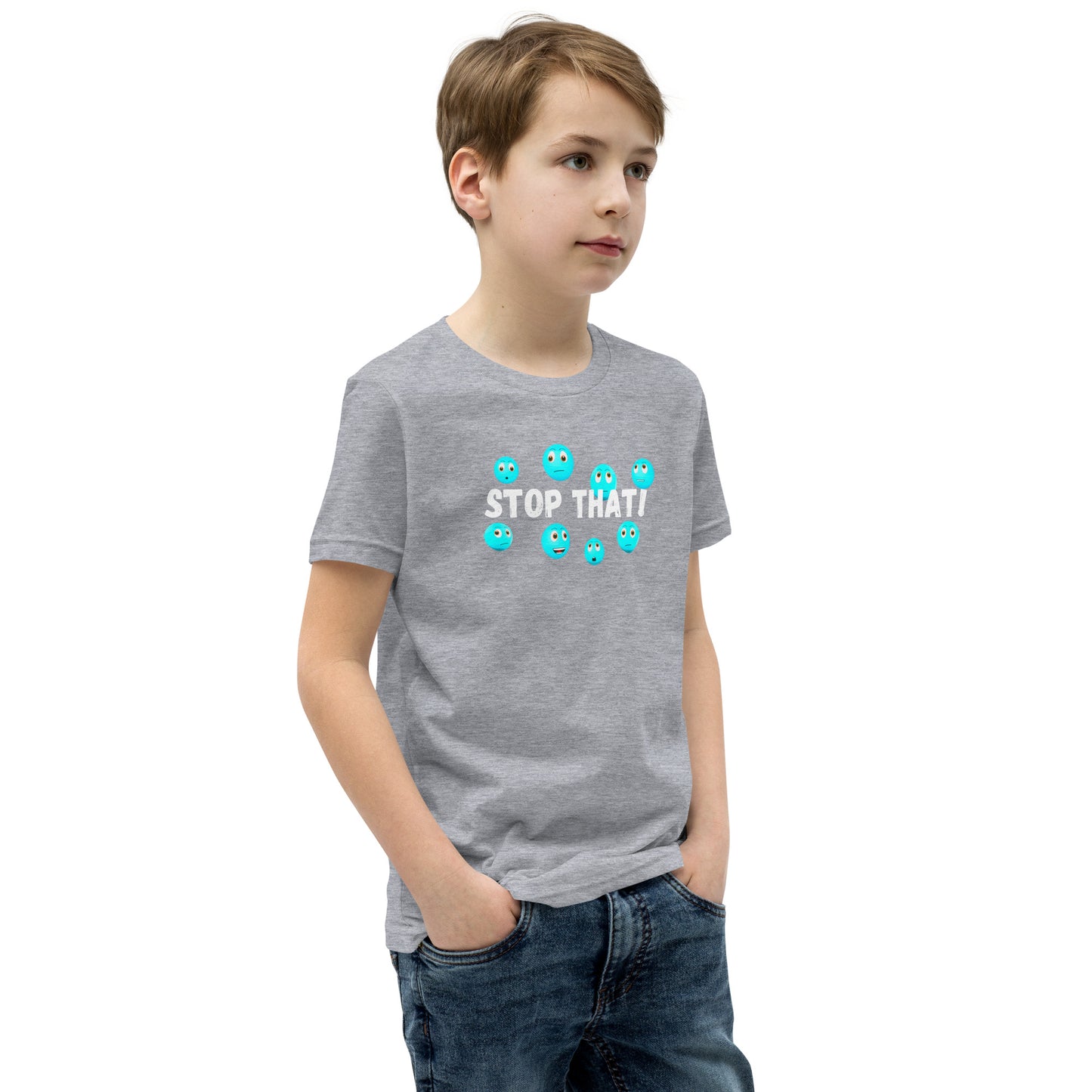 Toy Time Town Uranus Stop That! - Youth Short Sleeve T-Shirt