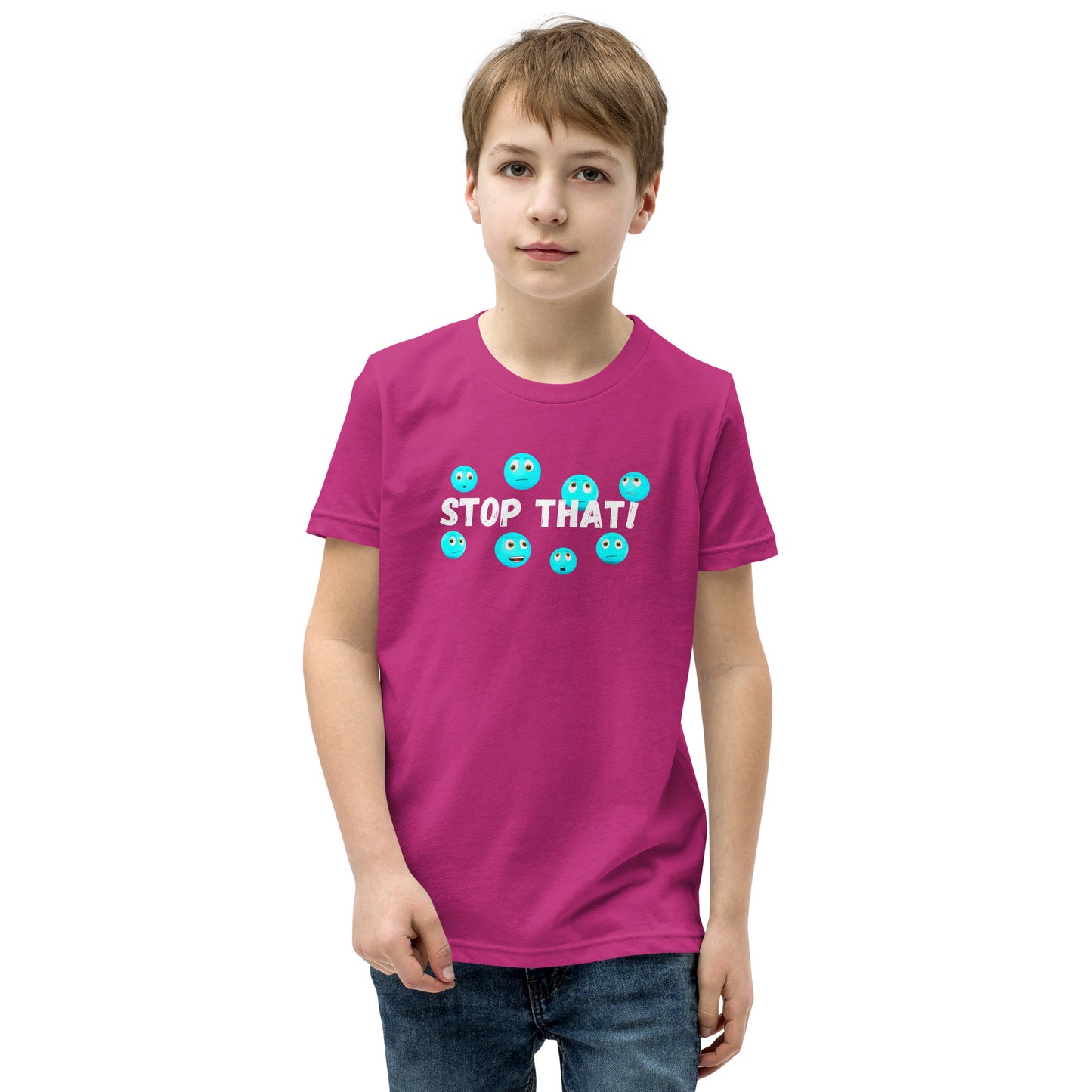 Toy Time Town Uranus Stop That! - Youth Short Sleeve T-Shirt