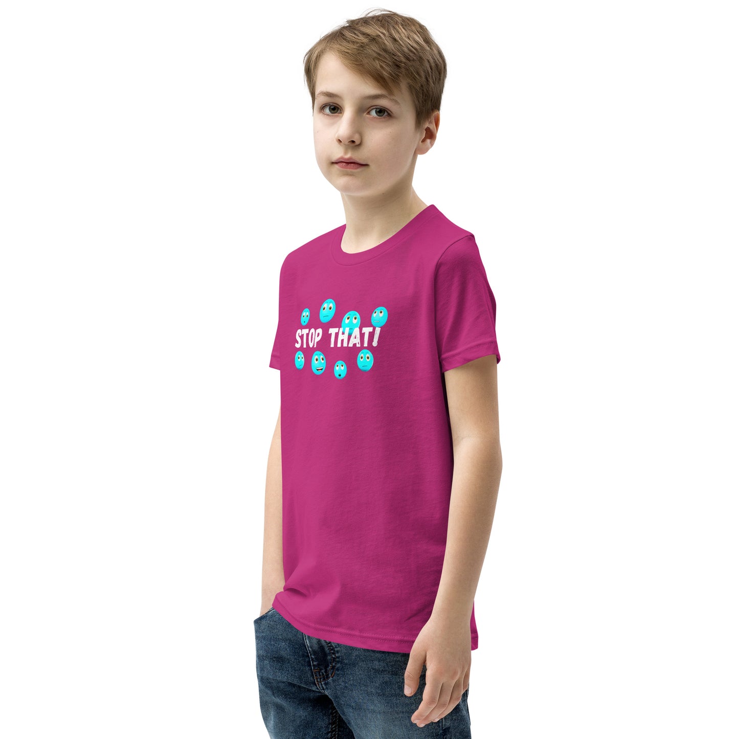 Toy Time Town Uranus Stop That! - Youth Short Sleeve T-Shirt
