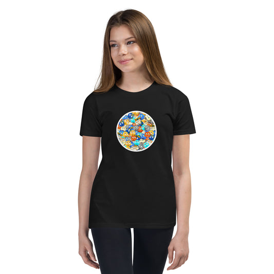 Toy Time Town Mixed Circle - Youth Short Sleeve T-Shirt