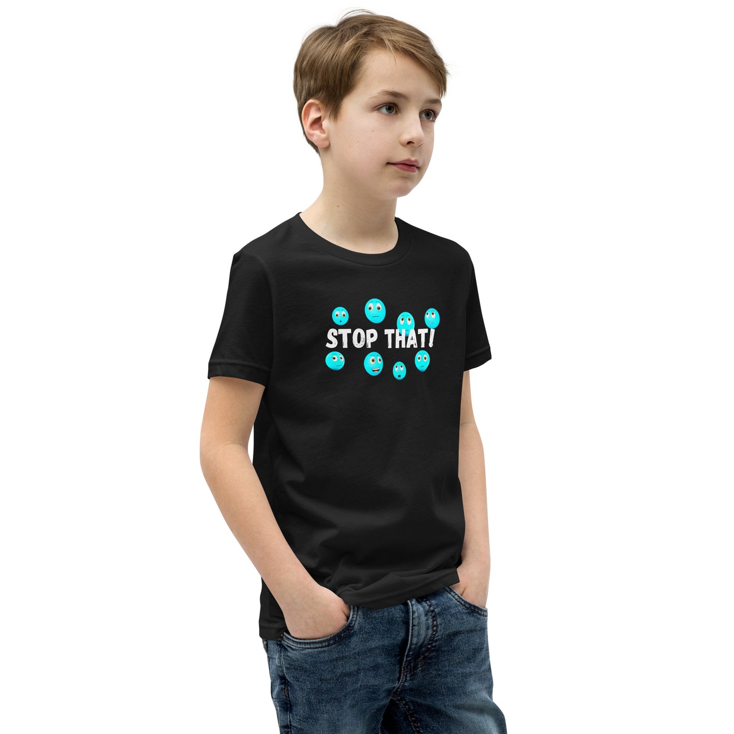 Toy Time Town Uranus Stop That! - Youth Short Sleeve T-Shirt