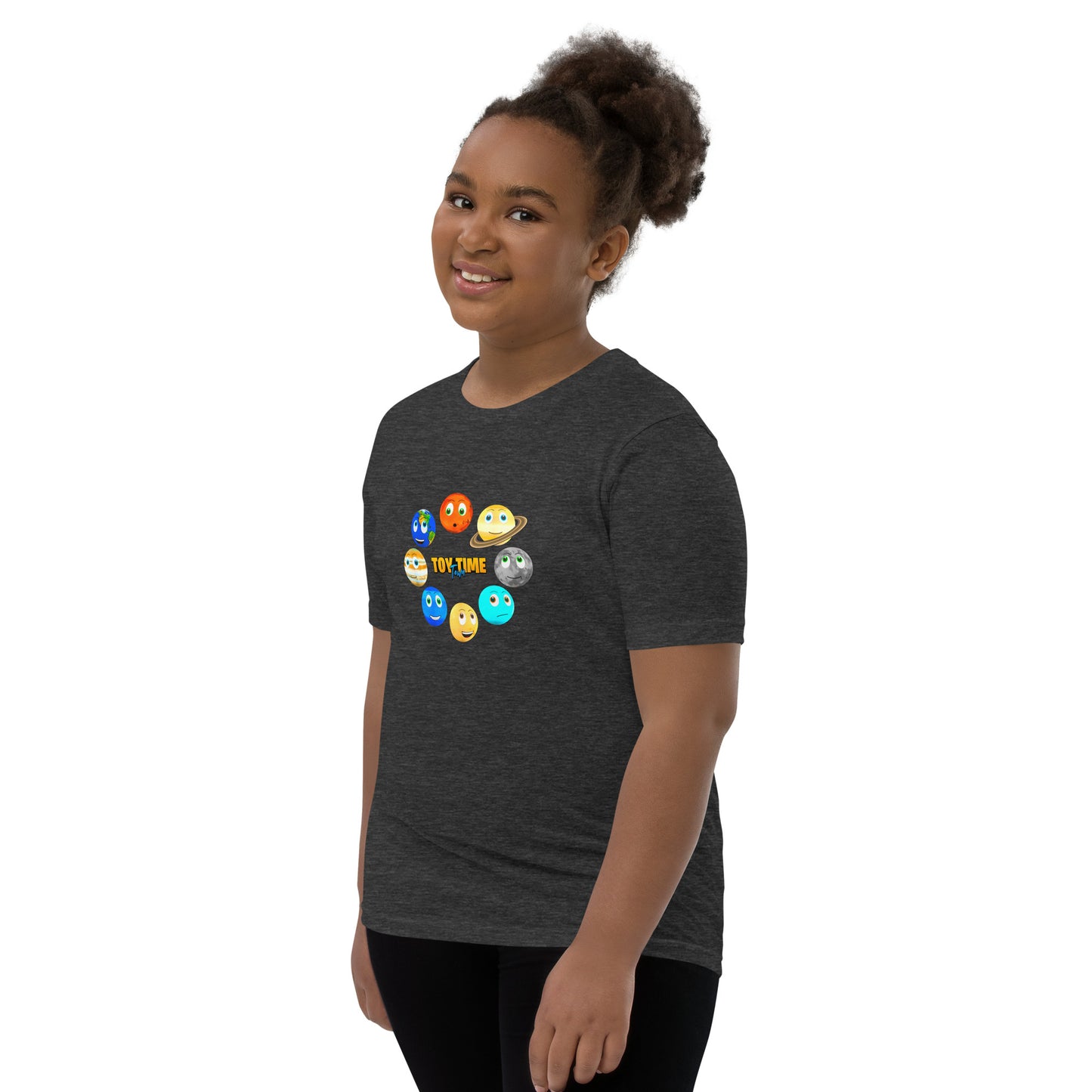 Toy Time Town Planets Circle - Youth Short Sleeve T-Shirt