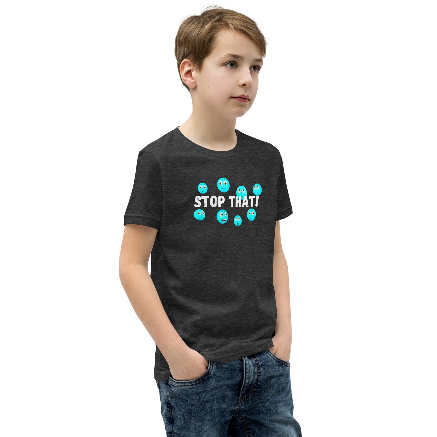 Toy Time Town Uranus Stop That! - Youth Short Sleeve T-Shirt