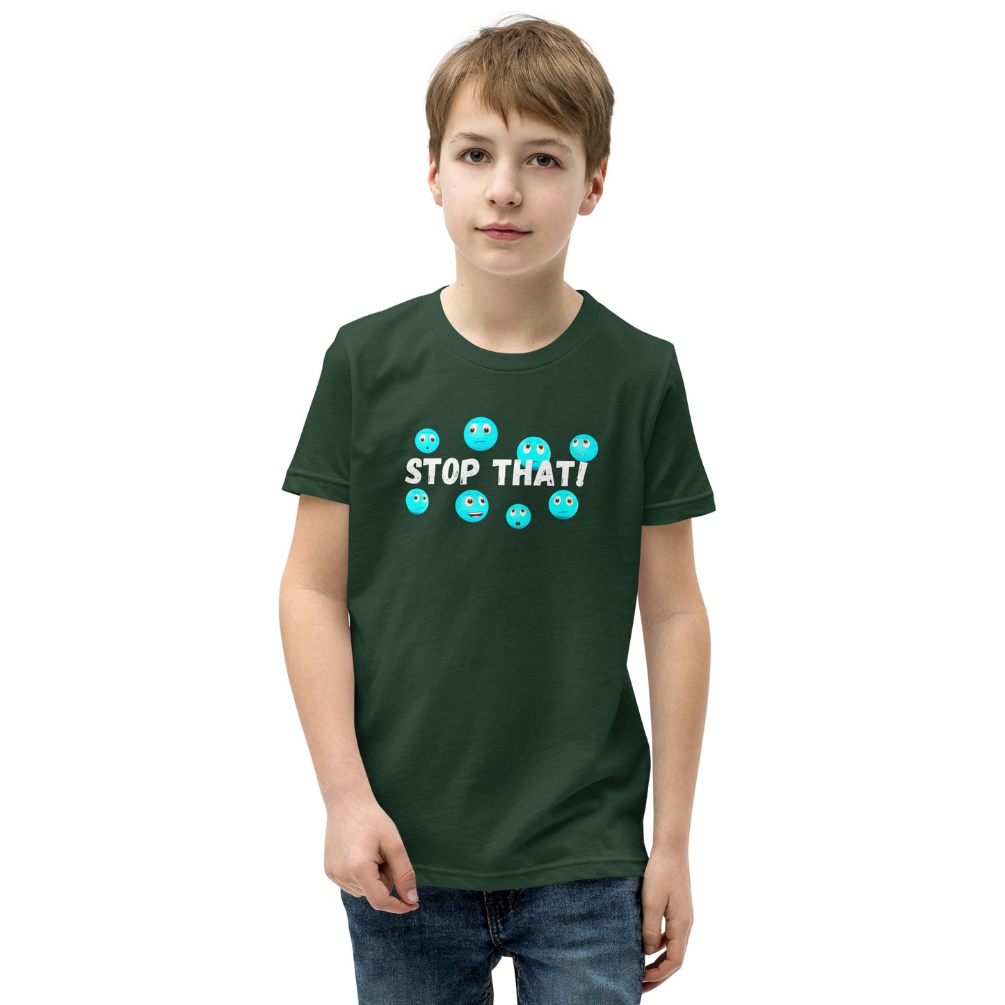 Toy Time Town Uranus Stop That! - Youth Short Sleeve T-Shirt