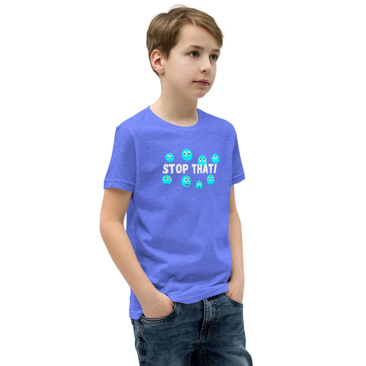 Toy Time Town Uranus Stop That! - Youth Short Sleeve T-Shirt
