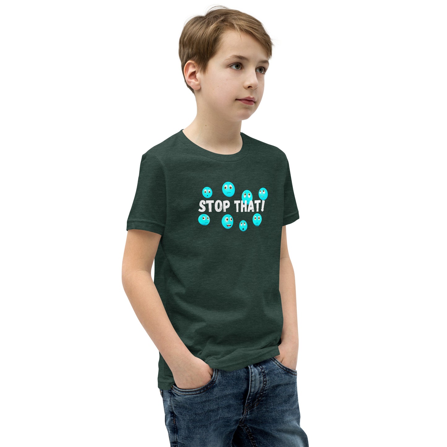 Toy Time Town Uranus Stop That! - Youth Short Sleeve T-Shirt