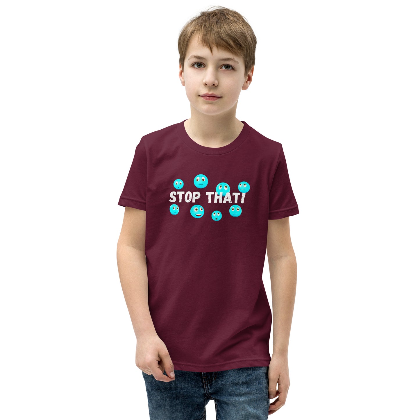 Toy Time Town Uranus Stop That! - Youth Short Sleeve T-Shirt