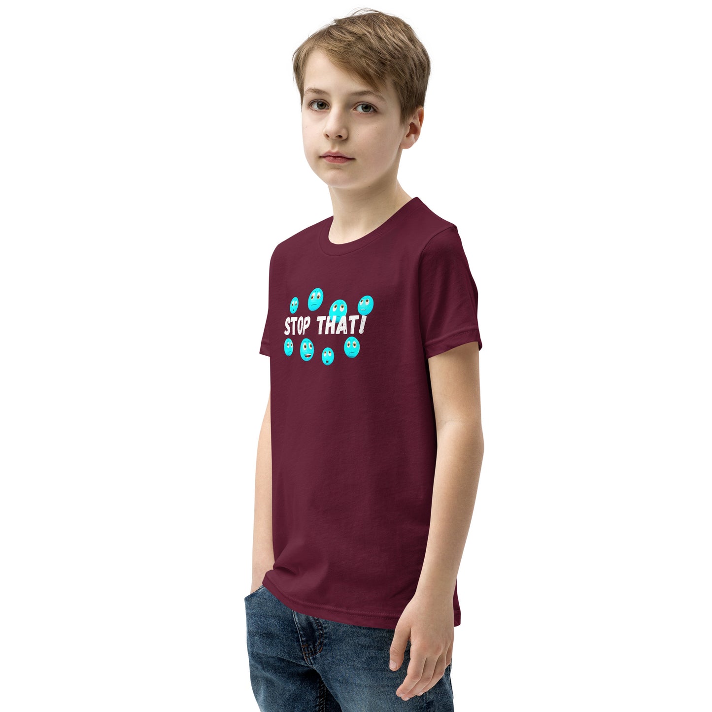 Toy Time Town Uranus Stop That! - Youth Short Sleeve T-Shirt
