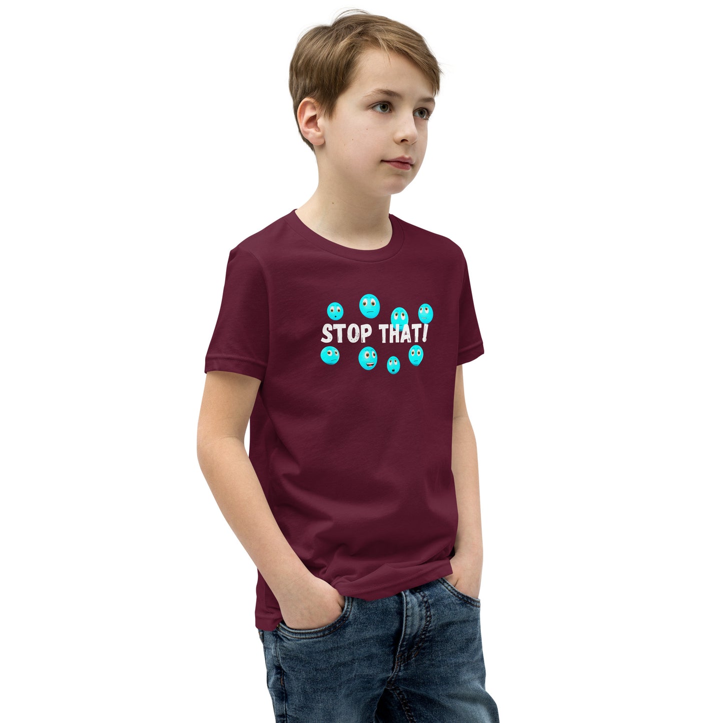 Toy Time Town Uranus Stop That! - Youth Short Sleeve T-Shirt