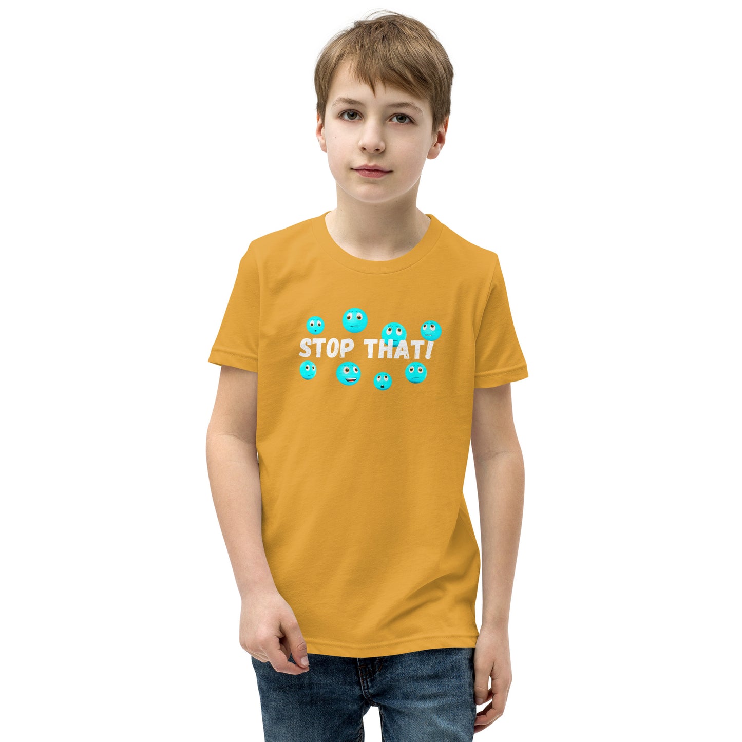 Toy Time Town Uranus Stop That! - Youth Short Sleeve T-Shirt